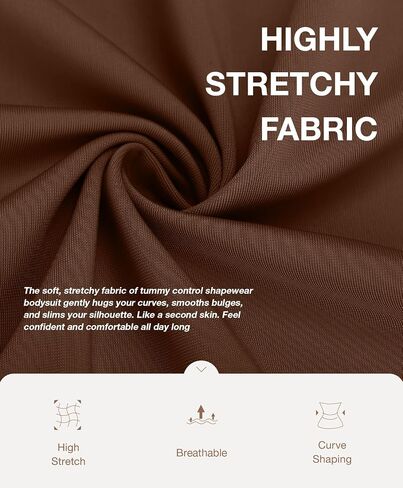 Lover-Beauty Shapewear Bodysuits for Women - Tummy Control Seamless Body Shaper Padded Thong in Saudi Arabia