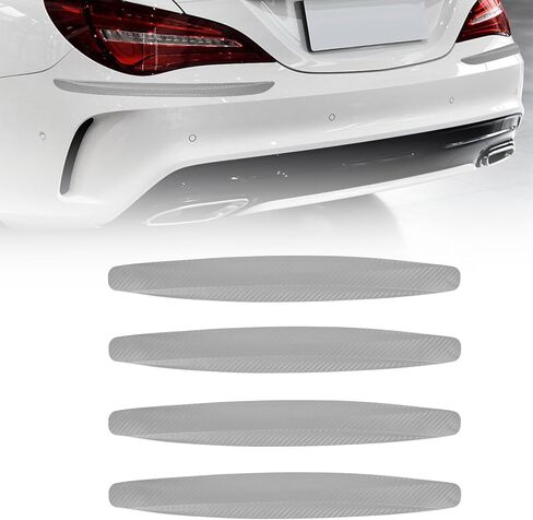 4 Pack Red Bumper Guard Strip, Anti-Collision Patch Car Bumper Guard Strip, Universal Exterior Car Accessories in Kuwait