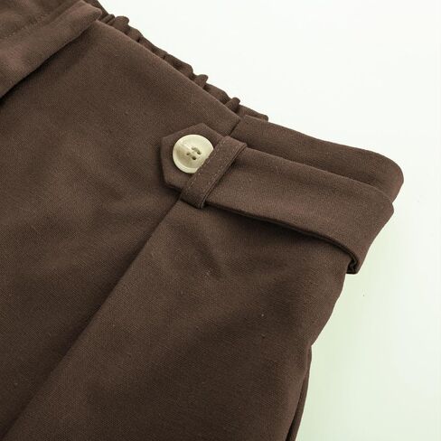Belle Poque Linen Shorts for Women 2025 Summer Trendy Shorts Elastic High Waisted Dressy Casual Shorts with Pockets in Saudi Arabia
