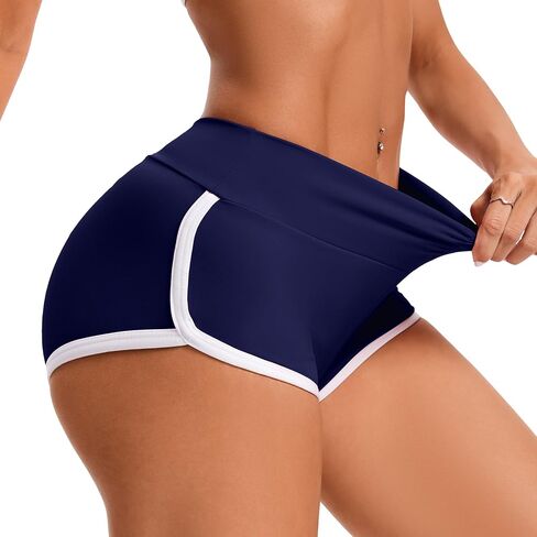 KIWI RATA Women's Workout Booty Shorts Scrunch Butt Yoga Gym Short Hot Pants Sexy Rave Outfit in Saudi Arabia