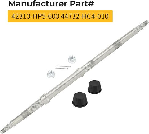 M MATI Rear Axle Shaft & Wheel Center Cap for Honda Rancher 420 TRX420FE TRX420FM TRX420TE TRX420T-M Power Steering 4X4 2x4 2007-2013 42310-HP5-600 44732-HC4-010 in Saudi Arabia