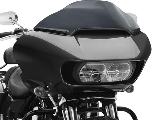 PSLER 8 "Wave Windshield Wind Splitter لجولة Road Glide Fltr 2015-2022 ، دراجة نارية من طراز Glide Glide للتجول في الطريق 15-22 (أسود) in Kuwait