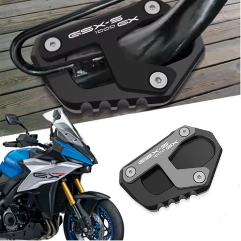 بالنسبة لـ GSX-S1000GX GSX S1000GX 2025 2024 ، فإن إكسسوارات دعم قدم الدراجة النارية موسعة وسادة دعم لدعم وسادة دعم جانب وقاعدة دعم معززة (ب) in Kuwait