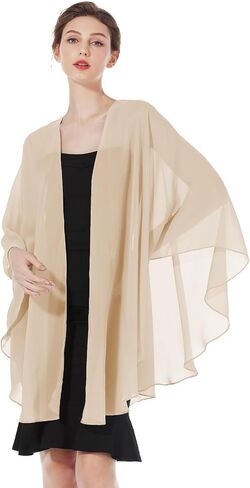 شاطئ شيفون كيمونو كارديجان تستر على الشالات واللف لفساتين سهرة حفل زفاف السفر in Saudi Arabia