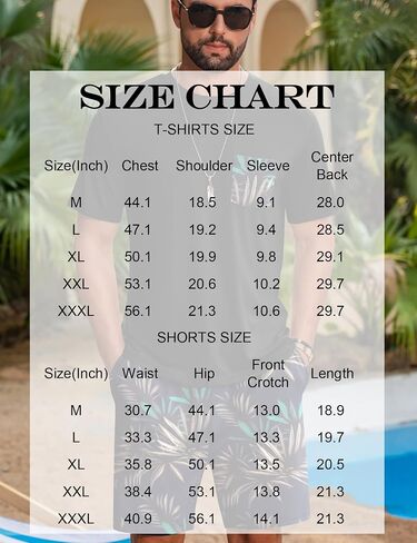 LecGee Mens Hawaiian 2 Piece Summer Outfits Short Sleeve Shirt and Floral Print Shorts Sets Beach Vacation Clothes for Men in Saudi Arabia