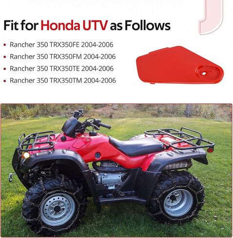 JAVIK Utility Storage Box Cover Red Compatible with Honda Rancher 350 TRX350 2004-2006, OEM# 83670-HN5-M40ZB in Saudi Arabia