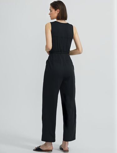 CHERFLY Jumpsuits for Women Dressy Summer Formal Outfits Zipper Up Overalls 2025 in Saudi Arabia