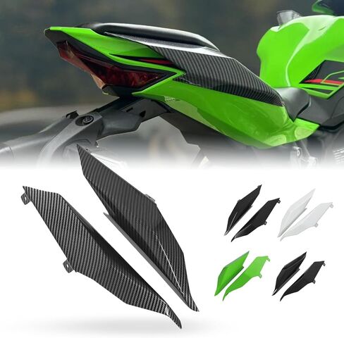 جناح المفسد الخلفي للدراجات النارية مناسبة ل Kawasaki ZX-4R ZX-4RR ZX-25R/SE 2020-2024 ، الجانبية للرياح الوهمية لكاواساكي (أخضر) in Saudi Arabia