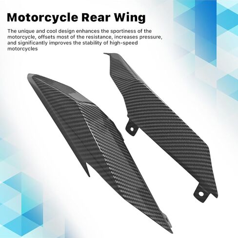 جناح المفسد الخلفي للدراجات النارية مناسبة ل Kawasaki ZX-4R ZX-4RR ZX-25R/SE 2020-2024 ، الجانبية للرياح الوهمية لكاواساكي (أخضر) in Saudi Arabia