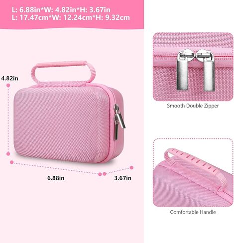 Hard Carrying Case for masterbee Kid Camera Instant Print Photo, Kids Digital Camera Toys Storage Bag with Mesh Pocket for Roll Printing Papers, USB Cable, SD Card, Colour Pen, Lanyard, Blue in Kuwait