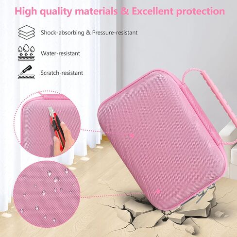 Hard Carrying Case for masterbee Kid Camera Instant Print Photo, Kids Digital Camera Toys Storage Bag with Mesh Pocket for Roll Printing Papers, USB Cable, SD Card, Colour Pen, Lanyard, Blue in Kuwait