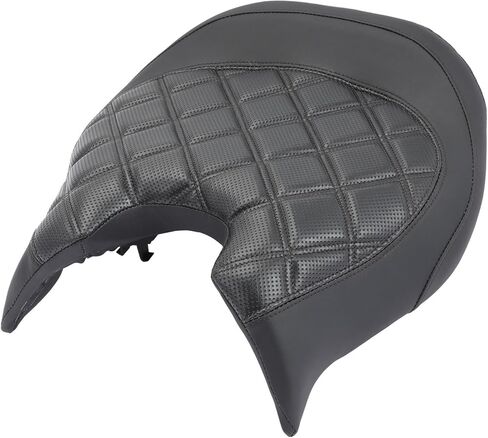 Driver Solo Seat Driver Comfort Seat Fit for Can Am Ryker 600 Ryker 900 2019-2023 black leather side panels and diamond double line stitching Replace 219400795 (Black stitching) in Saudi Arabia