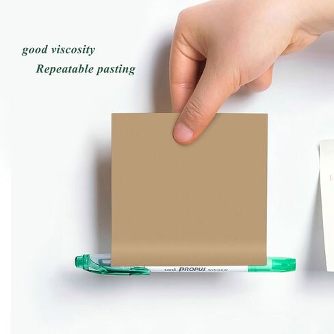 NatureTouch 300 Pieces Transparent Sticky Note Pads 200 Pieces Sticky Index Tabs Waterproof Translucent Office & School Supplies in Saudi Arabia
