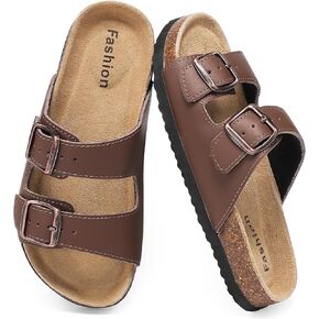 XtJSCBDSH Kids Sandals Boys Girls Slide Back Back Strap Cork Toddler Slippers أحذية صيفية غير رسمية مفتوحة مع سرير القدم