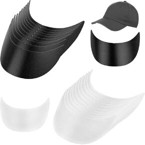 Framendino, Baseball Cap Visor Insert Plastic Hat Brim Inserts for Caps Replacement Craft Sewing