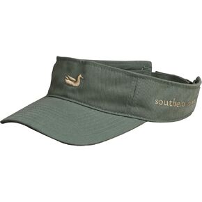 Southern Marsh, Signature Visor, Olive with Tan, One Size
