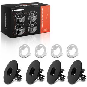 A-Premium 8-PC Rear Inner & Outer Parking Assist Sensor Retainer Bezels Compatible with Ford Models - Bronco 2021 2022 2023 2024, Replace# M2DZ15K861AA, M2DZ15K861AC, M2DZ15K861AD, M2DZ15K861AB