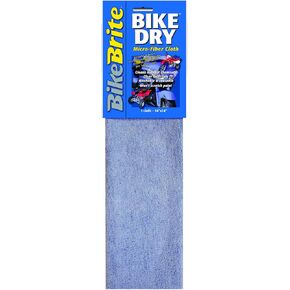MC59000 Blue 5" x 16.5" x .5" Bike Dry Microfiber Cloth