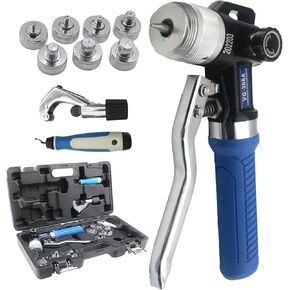 تتضمن مجموعة أدوات الأنبوب النحاسية المتوسطة والتوسع ، مجموعة 3/8 "إلى 1-1/8" ، 7 رؤوس قابلة للتبديل (VG-300-1)