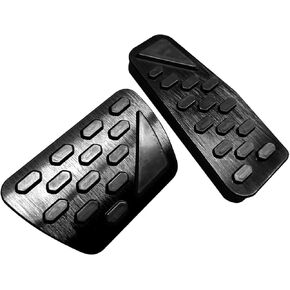 2-Pcs Non-Slip Foot Pedals Pads Auto Aluminum Pedal Covers for Jeep Wrangler JL/JLU 2018 2019 2020 2021 2022 2023 2024 2025,for 2020 2021 2022 2023 2024 2025 Gladiator JT,Red