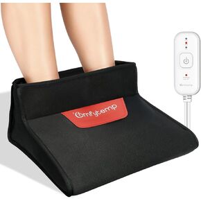 Comfytemp Electric Electric مسخن مسخن دفء للرجال والنساء ، وسادة التدفئة ثلاثية الأبعاد للأقدام الباردة والكاحلين ، والأقدام الجافة ، Sanua Auto مغلق مع 3 حرارة ، 45 دقيقة أوتوماتيكية تحت المكتب ، والمنزل ، والمنزل ، والمنزل ، والمنزل ، والمنزل ، والمنزل