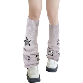 XEPST Star Leg Warmers Kawaii Socks Flared Leg Warmers for Girls