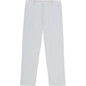 Tommy Hilfiger boys TH Flex Stretch Performance Dress Pant, Straight Leg Fit, Zip Fly & Belt Loops, Side & Back Pockets