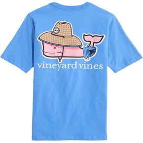 vineyard vines Boys' Beach Character Whale Short-Sleeve Pocket Tee