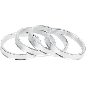 Hub Centric Rings, 56.1mm ID to 63.1mm OD Vehicle Wheel Hubrings Aluminum Alloy, 4 Pcs