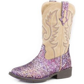 ROPER Girl's Glitter Aztec (Toddler/Little Kid) Western Boot