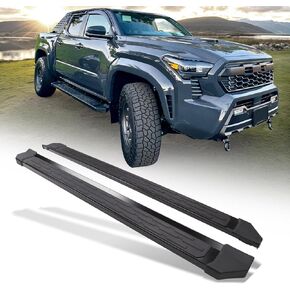 Running Boards Fit for 2024 2025 Toyota Tacoma Double Cab with 4 Full-Size Doors Side Steps