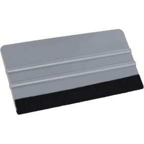 Hidbea Window Felt Felge Squeegee Tool ، مكشطة فينيل لفيلم خصوصية النافذة ، ورق الجدران وزجاج السيارة ، حماية أداة تثبيت Tint Squeegee Film ، 5.9 * 3.1 بوصة ، رمادي ، رمادي