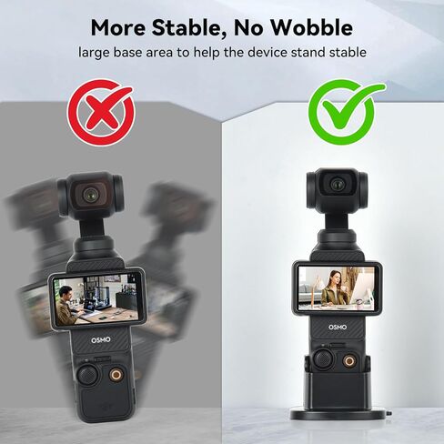 حامل تثبيت مغناطيسي UTEBIT متوافق مع DJI Osmo Pocket 3، حامل حقيبة ظهر بمشبك 360 درجة قابل للتعديل على سطح المكتب، سطح عمودي، تثبيت سريع، أسود in Saudi Arabia