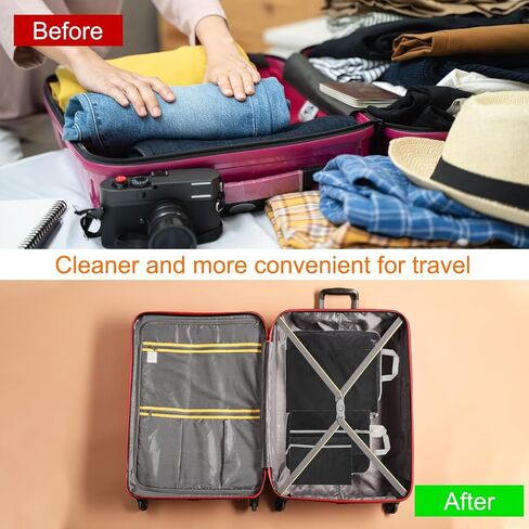 HARFINGTON 7pcs Compression Packing Cube for Suitcases Lightweight Luggage Organizers Bag Expandable Storage Travel Essentials Compression Bags for Carry on Suitcases, Black in Saudi Arabia
