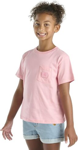 Carhartt Girls' Short Sleeve Pocket T-Shirt W/Tonal Logo in Saudi Arabia