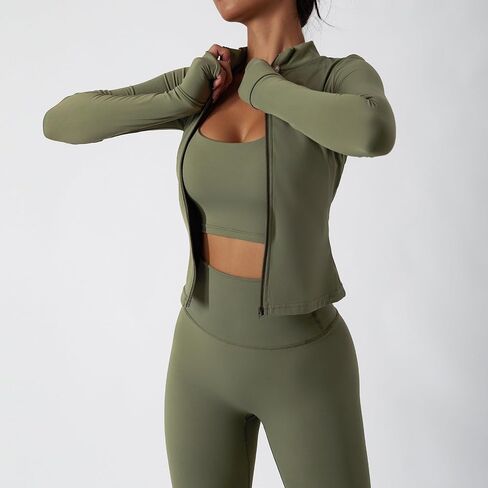 3-Piece Seamless Moisture-Wicking Workout Set for Women - Gym, Fitness, Running, Yoga Sportswear in Saudi Arabia