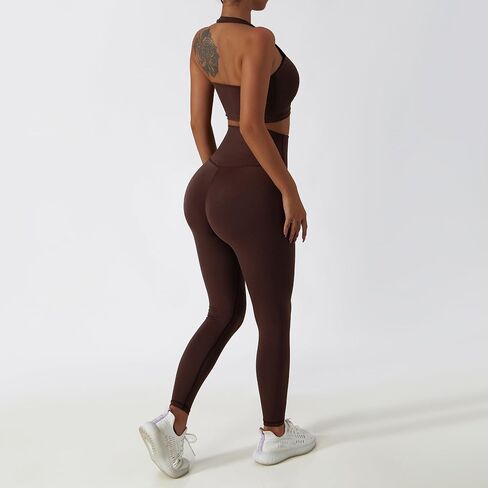 3-Piece Seamless Moisture-Wicking Workout Set for Women - Gym, Fitness, Running, Yoga Sportswear in Saudi Arabia