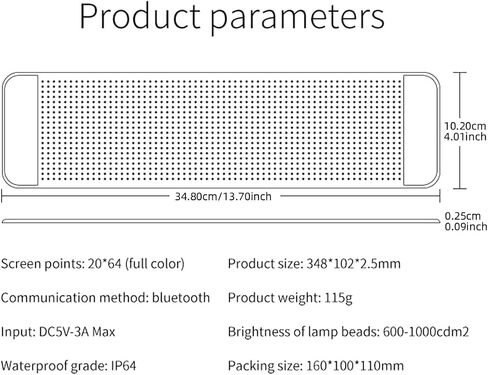 Devil Eyes Light for Cars,Programmable LED Eyes for Car,Ultra-Thin Flexible LED Display Screen Panel for Car Window,Flex LED Display for Car, Bluetooth APP Control,DIY Design Text (13.70 * 4.01 Inch) in Saudi Arabia