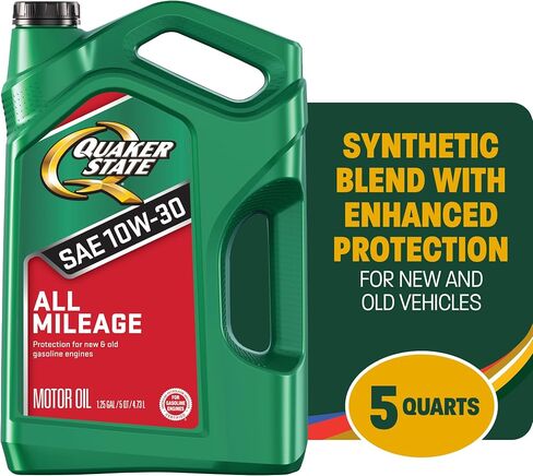 Quaker State All Milege 10W-30 Oil Oil ، 5 Quart in Saudi Arabia