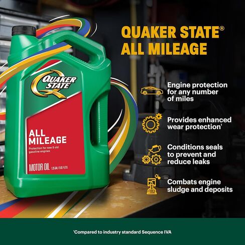 Quaker State All Milege 10W-30 Oil Oil ، 5 Quart in Saudi Arabia