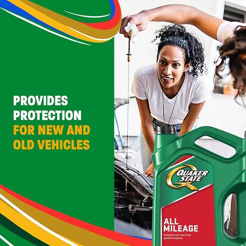 Quaker State All Milege 10W-30 Oil Oil ، 5 Quart in Saudi Arabia