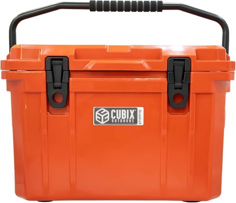 مبرد صلب محمول من QuadraX 20QT Rotomolded للتخييم وصيد الأسماك والشاطئ | صندوق ثلج معزول للخدمة الشاقة | الاحتفاظ بالبرد 5 أيام in Saudi Arabia