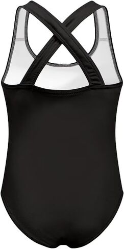 Swimsuit for Girls 5-14 Years Cute One Piece Swimming Suits Cross Back Straps Swimwear in Kuwait