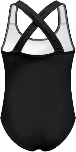 Swimsuit for Girls 5-14 Years Cute One Piece Swimming Suits Cross Back Straps Swimwear in Kuwait