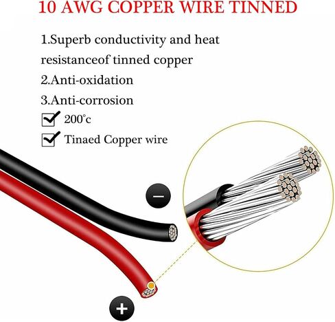 10AWG EC5 Connector Replacement Alligator Clip,EC5 Jump Starter Cable with Battery Clamps, 12V Car Battery Booster Jumper Emergency Cable. in Kuwait