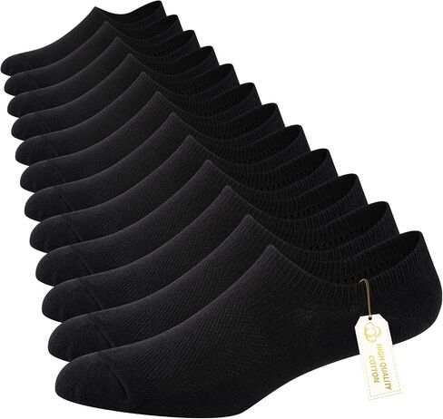 Heatuff No Show Socks Men Low Cut Ankle Short Cotton Casual Invisible Non Slip Socks (6/8 Pairs) in Saudi Arabia