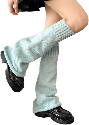 Kawaii Leg Warmers for Women,Cute Y2k Leg Warmers Baggy Leg Warmers Wide Legged Pile Socks for Women Girls in Kuwait