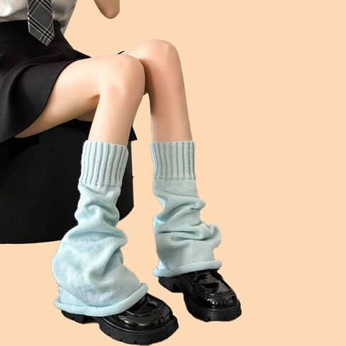 Kawaii Leg Warmers for Women,Cute Y2k Leg Warmers Baggy Leg Warmers Wide Legged Pile Socks for Women Girls in Kuwait
