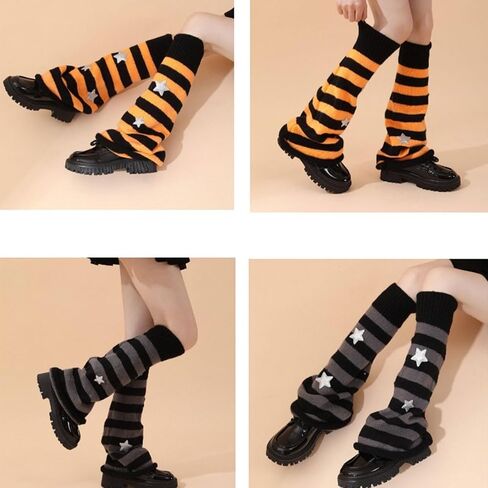 Kawaii Leg Warmers for Women,Cute Y2k Leg Warmers Baggy Leg Warmers Wide Legged Pile Socks for Women Girls in Kuwait
