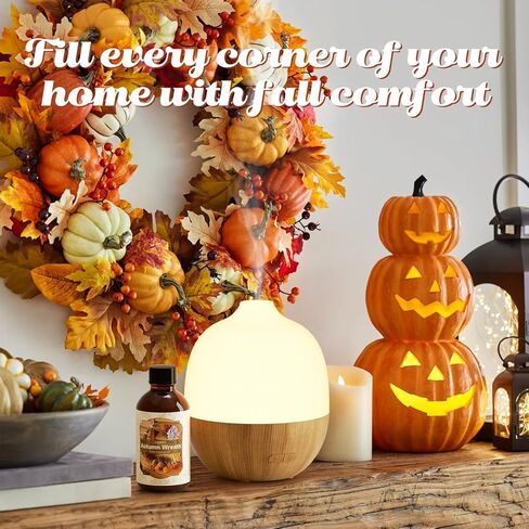 Salubrito Fall assental Oil 4 fl.oz (120 مل) - زيت العطر الزهور الخريف ، زيت قائم على الخريف المعطر على الناشر ، والشمعة ، وصنع الصابون ، والتدليك ، وزيت الإبرة الصنوبر ، وزيت الباتشولي in Kuwait
